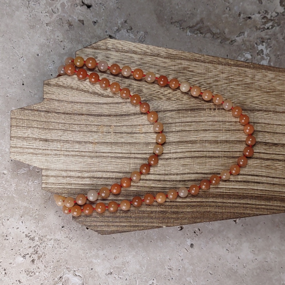 Multi Tone Carnelian Gemstone Necklace